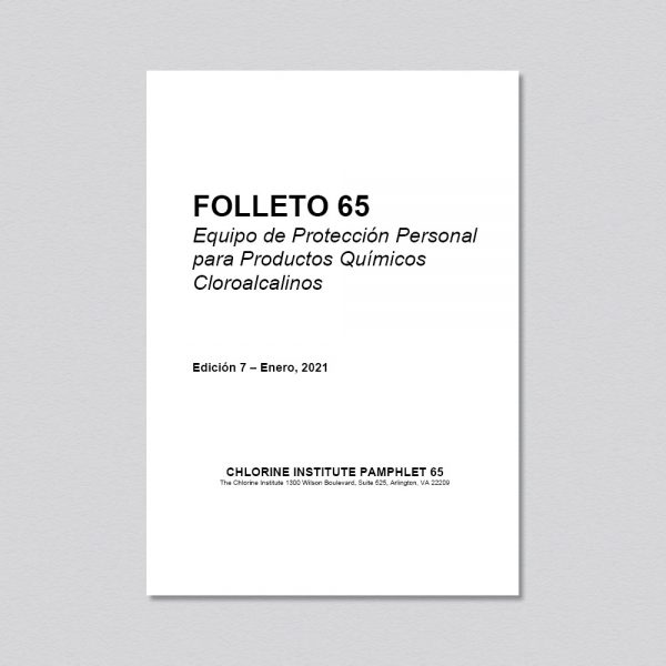 FOLLETO 65 - Equipo de Protección Personal para Productos Químicos Cloroalcalinos
