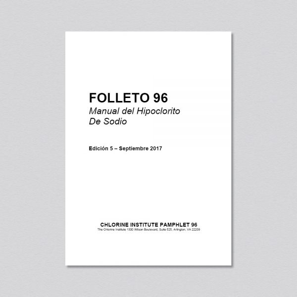 FOLLETO 96 - Manual del Hipoclorito De Sodio